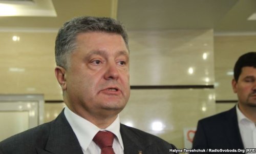 Poroshenko muxtariyyət planı təqdim etdi