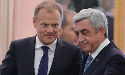 Peaceful resolution of Karabakh conflict priority for EU, Tusk says
