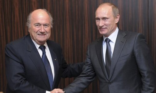 Sepp Blatter deserves Nobel Prize, says Vladimir Putin