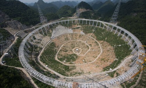 China is building the world's biggest radio telescope