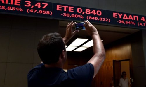 Греческий фондовый рынок рухнул