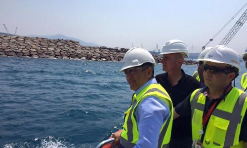 SOCAR Türkiyədə dəniz limanının tikintisinə start verdi