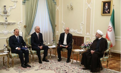 Rouhani says expansion of ties with Azerbaijan important for Iran