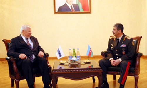 Закир Гасанов и Анджей Каспшик обсудили ситуацию на линии фронта