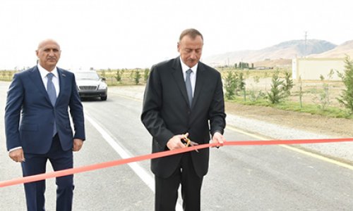 İlham Əliyev daha bir yolu açdı