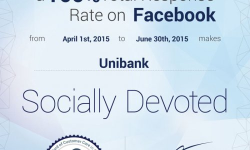 Unibank получил самый высокий рейтинг