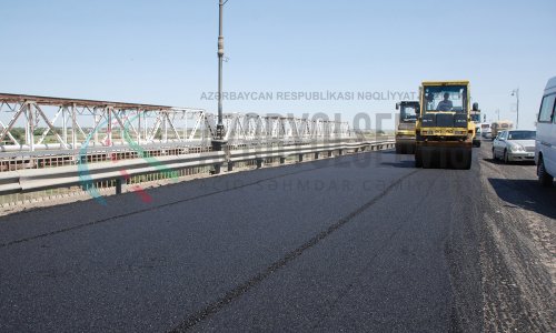 Ələt-Astara avtomobil yolu təmir olunur - Fotolar