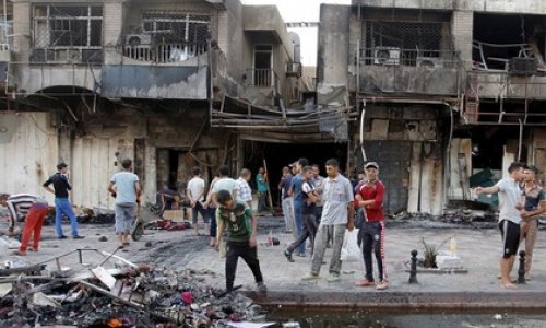 Мощный взрыв в Багдаде