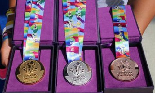 Medals of EuroHockey Championships 2015 made by Azersouvenir