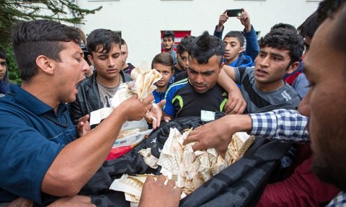 Riot breaks out at overcrowded refugee camp in Germany after resident tore pages out of the Koran