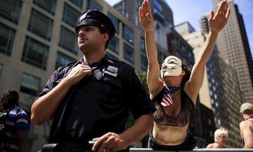 Women around the world go topless for 'free the nipple'