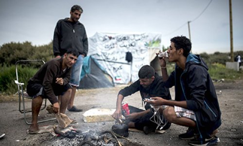 Франция строит лагерь для беженцев