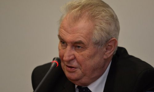 Czech President Zeman visits Azerbaijan