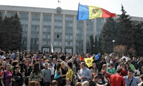Массовое шествие в Кишиневе