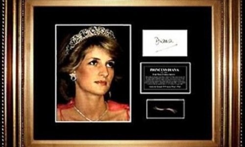 Fury as lock of Princess Diana's hair is put up for sale on Amazon for £800