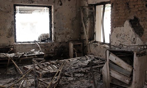 Pictures inside the Afghan hospital hit by US bombs