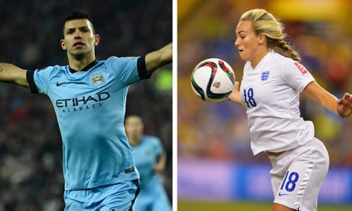 Manchester City star Sergio Aguero linked to England striker Toni Duggan