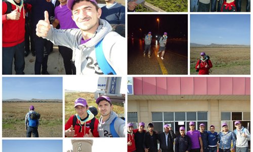 Young marathoners run from Azerbaijan’s northern border to southern border