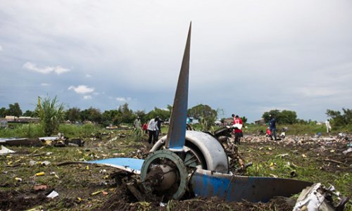 Five Armenian pilots die in South Sudan plane crash