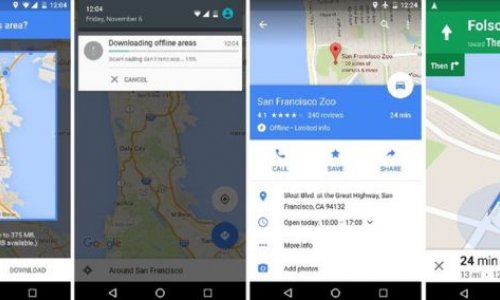 Google Maps gets offline search and directions