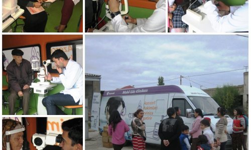 Azercell’s Mobile Eye Clinics examines over 500 people