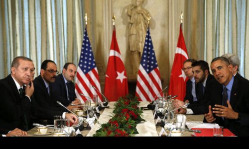 ​ABŞ və Türkiyə prezidentlərinin görüşü başa çatıb