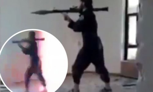 'ISIS fighter' shows why you don't fire rocket launchers indoors