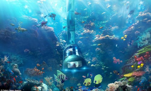 Plans revealed for £13million underwater hotel