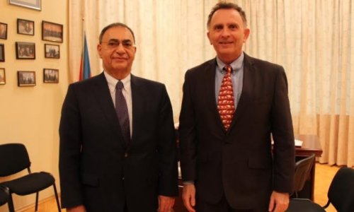 Asim Mollazade meets Israeli ambassador to Azerbaijan