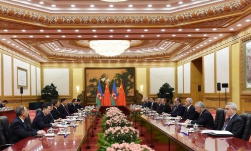 Алиев встретился с главой Китая