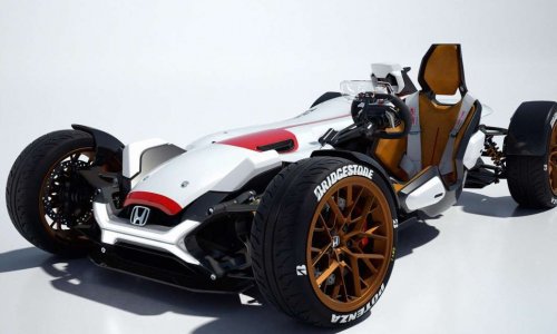 Honda's new motorcycle-race car hybrid