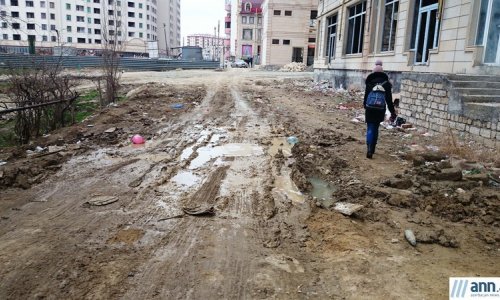Непроходимые улицы Баку -  ФОТО