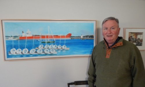 Portland artist's work going into diplomatic service in Azerbaijan