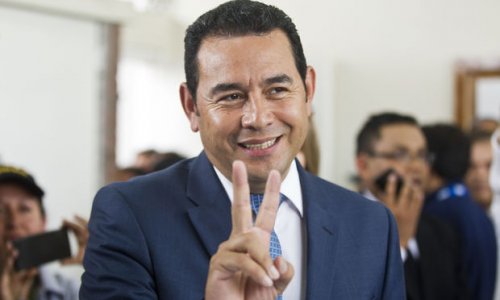 Aktyor Qvatemalanın prezidenti oldu