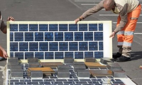 Построят дороги на солнечных батареях