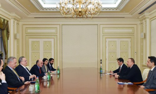 President Aliyev meets Greek foreign minister in Baku