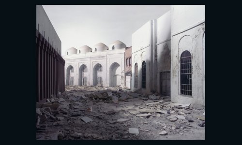 Artist Wafaa Bilal uses blank books to rebuild Baghdad's war-torn library