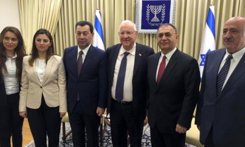 Azerbaijani lawmakers meet Israeli president, members of Knesset