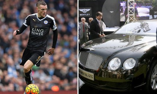 Leicester's Cinderella Man man Jamie Vardy splashes out on £100,000 car