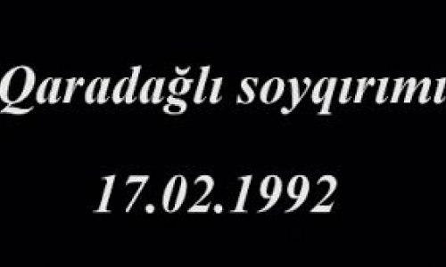 24 years pass since massacre committed by Armenians in Azerbaijan’s Garadaghli