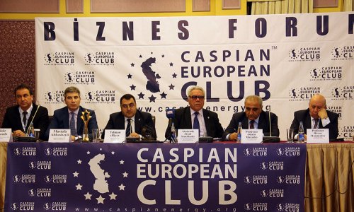 Caspian European Club holds business forum