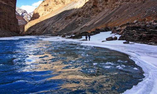 A frozen highway to an ancient kingdom