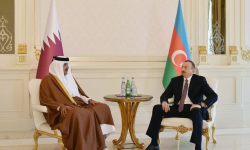 Ильхам Алиев встретился с эмиром Катара