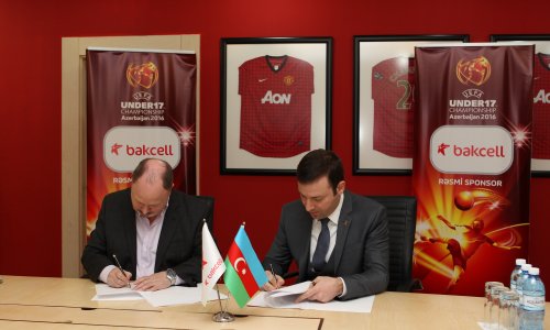 Bakcell “UEFA U-17 Avropa çempionatı Azərbaycan 2016”-nın rəsmi sponsoru oldu