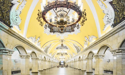 The ornate beauty of Moscow's palatial metro stations