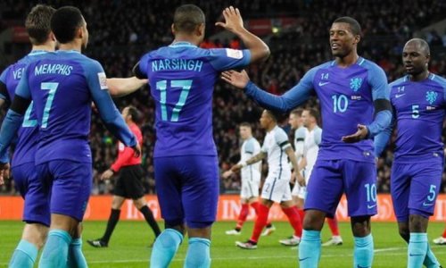 England 1 - 2 Netherlands