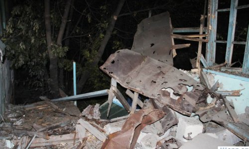 PHOTOS House hit by a shell in Ahmadaga village of Aghdam region