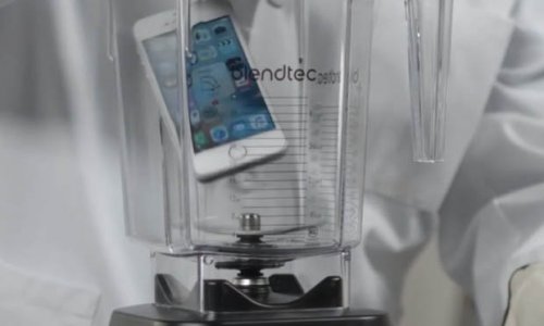 Watch what happens when a brand new iPhone gets put in a blender