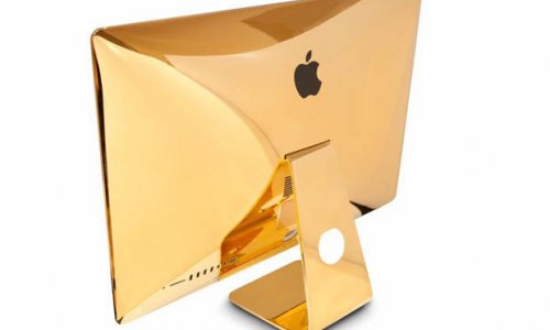 You can now buy gold-plated iMacs - for the same price as a two-bed flat