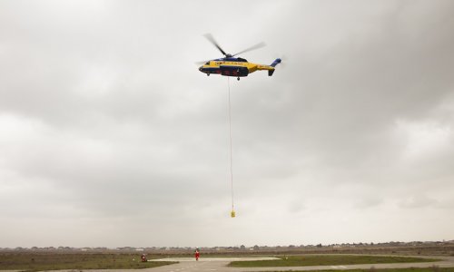 SWHS to transport cargo  via external sling to oil and gas platforms